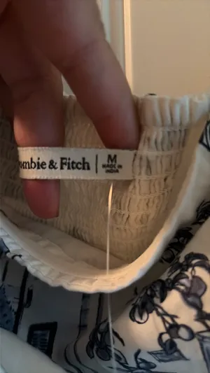Abercrombie Strapless Top White thumbnail 6