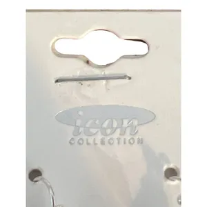Icon Collection Silver Cross Necklace Earring Set Lead Nickel Safe New on Card thumbnail 6