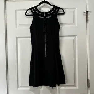 Black Halter Mini Sundress for Cocktail‎ Events thumbnail 2