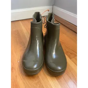 Sperry Top-Sider Saltwater Olive Green Rubber Rain Boots Womens 8 STS99566 thumbnail 2