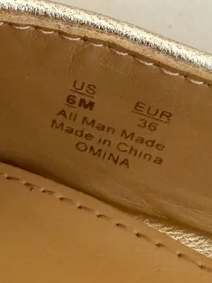 Sam Edelman Omina Slingback Ballet Flats Size 6 Gold Metallic Boho Classic Chic thumbnail 8