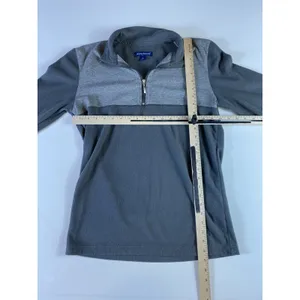 Tommy Bahama Sweatshirt Womens Small 1/4 Zip Fleece Pullover‎ Sweater Gray thumbnail 6