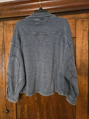 O Vintage Havana Blue/grey Textured Jacket Size Small thumbnail 5