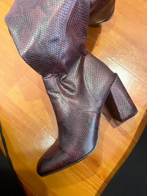 Franco Sarto Red Snake Gardenia Boots thumbnail 4