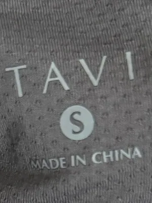 TAVI Longline Sports Bra Small Gray Scoop Neck Low Medium Support Activewear thumbnail 5
