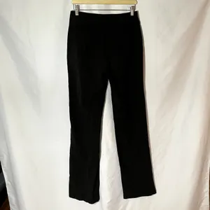 Djerf Avenue black gray striped high waist trousers 35 inseam womens M $170 MRSP thumbnail 5
