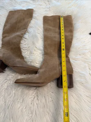 Dolce Vita Suede Knee-High Boots in Camel size 10 BNWOT thumbnail 2