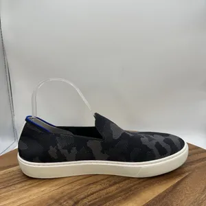 Rothy's The Original Slip On Sneakers Low‎ Top Black Gray Camo Women's 9.5 thumbnail 5