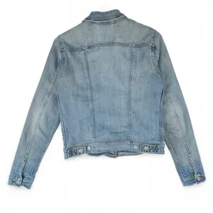 Levis Denim Jean Trucker Jacket Womens‎ Medium Blue Light Wash thumbnail 2