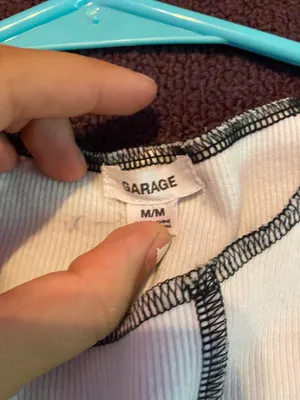 Garage Cute White Tank Top thumbnail 2