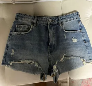 Zara Denim Short thumbnail 1