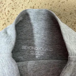 Beyond‎ Yoga Spacedye High Waisted Biker Shorts Grey Heather SD5054 Womens XS thumbnail 6