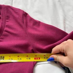 Zobha Womens Long Sleeve Activewear Top Magenta Open Back Thumbholes Medium thumbnail 4