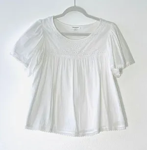 Beach Lunch Lounge White Blouse thumbnail 1