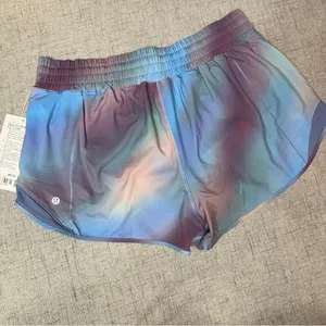 Lululemon Hotty Hot High Rise Short Athletic Shorts Chroma Drift Blue 14 NWT thumbnail 9