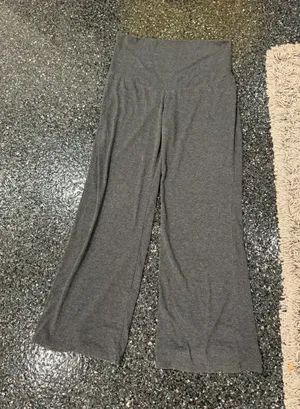 Women’s High Rise Wide Leg Gray Medium Leggings thumbnail 1