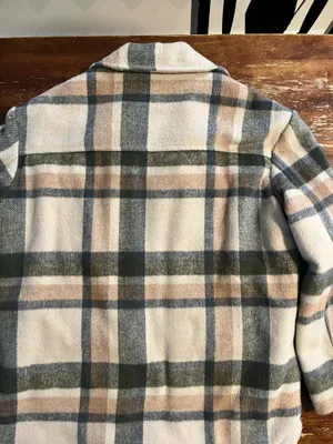 American eagle plaid fleece jacket  thumbnail 3