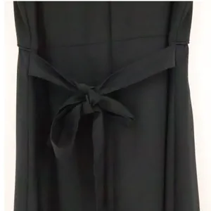 Vintage 90s Empire Waist Maxi Dress Womens Size 8 Black Choir Minimalist Event thumbnail 4