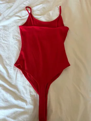 Forever 21 Red body suit tank thumbnail 3