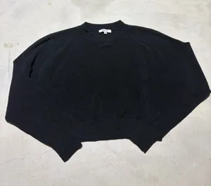 Madewell Black Crewneck Women's Sweater large thumbnail 1