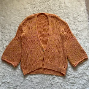 Free People Cardigan Home Town Cardi Sweater Bell Sleeves Sugar Candy Combo XS thumbnail 4