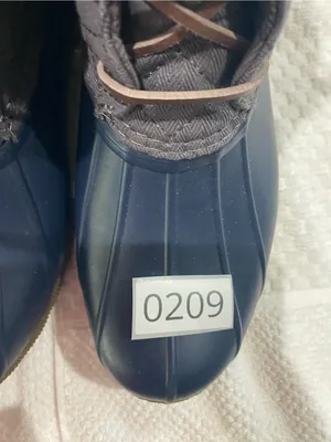 Sperry Gray and Brown Waterproof Rubber Boots thumbnail 8