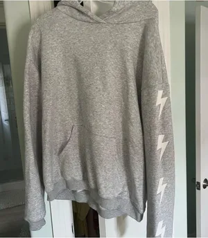Starfit Lightning Bolt Hoodie Gray Size XL thumbnail 2