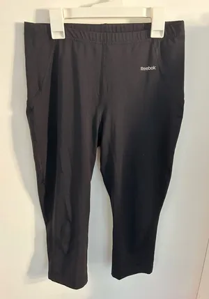 Reebok Black Capri Leggings thumbnail 1