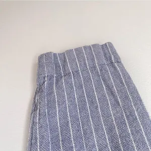 Abercrombie & Fitch Blue White Striped Linen Pants Size XS thumbnail 11