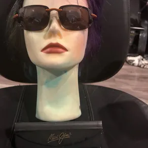 Maui Jim Women's Black and Brown Sunglasses includes Maui Jim Case thumbnail 3