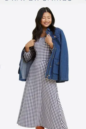 Draper James Gingham Dress thumbnail 1