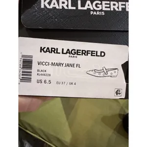 Karl Lagerfeld "Vicci" Mary Janes Black NIB Size 6.5 Charms Witchy thumbnail 8