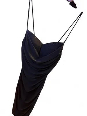 Black Windsor Dress Glitter thumbnail 2
