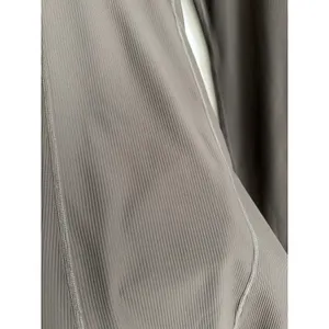 Old Navy Gray Brown Super-Flare Powersoft Ribbed Xtra High-Rise Leggings Sm Tall thumbnail 5