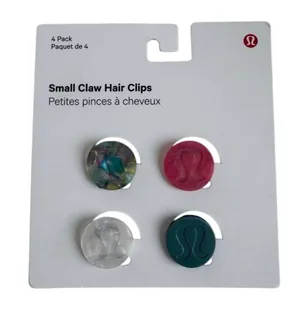 Lululemon Small Claw Hair Clips 4 Pack thumbnail 1