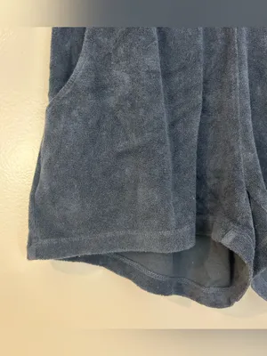KULE The Terry Venus Shorts Dark Navy Blue Terrycloth Shorts Size Small thumbnail 7