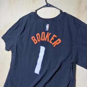 Nike Devin Booker Phoenix Suns The Valley #1 T Shirt Men's Large NBA Black thumbnail 4