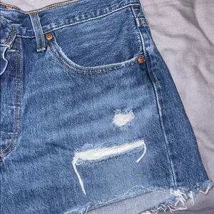 Levi's Blue Jean Shorts Vintage Distressed Cut-Off thumbnail 5