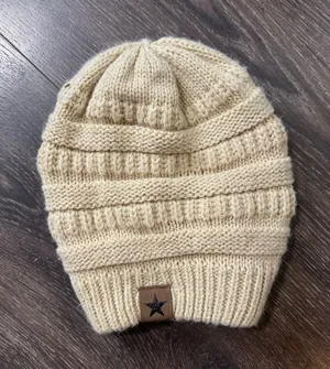 Fleece lined beanie Tan thumbnail 1