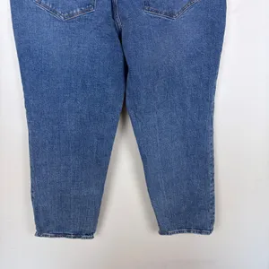 Abercrombie & Fitch The Ankle Straight Jeans Medium Wash‎ Ultra High Rise 32/14S thumbnail 8