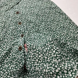 Veronica Beard Floral Giana Dress Green White Floral 100% Silk Size‎ 2 *FLAWED* thumbnail 10