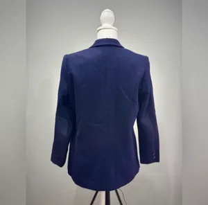 SALE! Navy Vintage Impressions Single-Button Blazer Size 10 EUC thumbnail 2