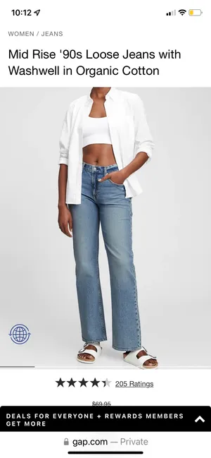 Gap Mid Rise Jeans thumbnail 2