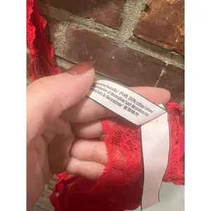 Victorias Secret sexy Lace Teddy Lingerie Red M thumbnail 9