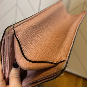 Kate Spade Light Pink Leather Bow Zipper Closure Handle Pockets Hand Bag Purse thumbnail 7