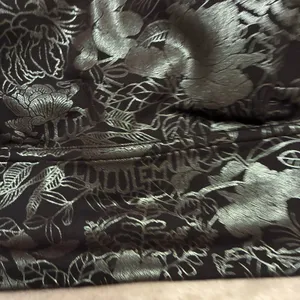 Lululemon Wunder Train Longline Bra Logo Flourish Black Iridescent Foil Sz 6 B/C thumbnail 7