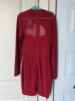 Privy Sparkly Red Corset Top Dress thumbnail 3