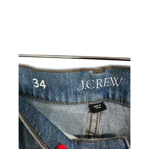 J.Crew Womens‎ 9" Demi Boot Crop Jeans Size 34 Brommell Wash Frayed Hem Denim thumbnail 5