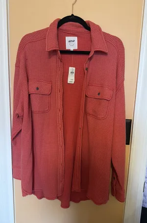 Aerie Waffle Knit Top Long Sleeve thumbnail 1