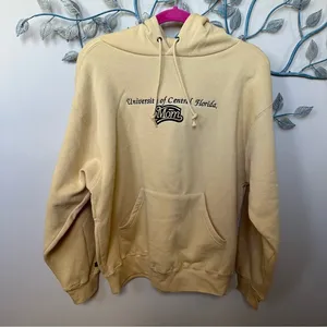 Jansport University of Central Florida UCF Mom gold hooded sweatshirt Sz M thumbnail 1